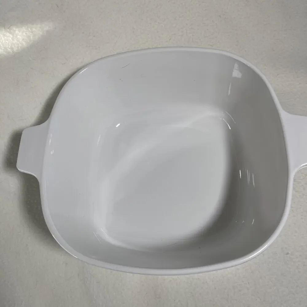 Corningware SHELL OIL Green Medallion 2 1/2 Qt, P-2 1/2-B Casseroles, NO LID